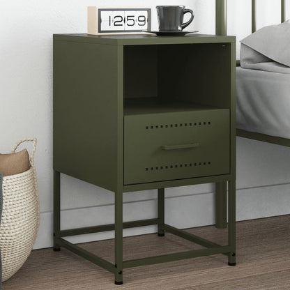 Bedside Cabinet 36x39x60,5 cm Steel Green 1