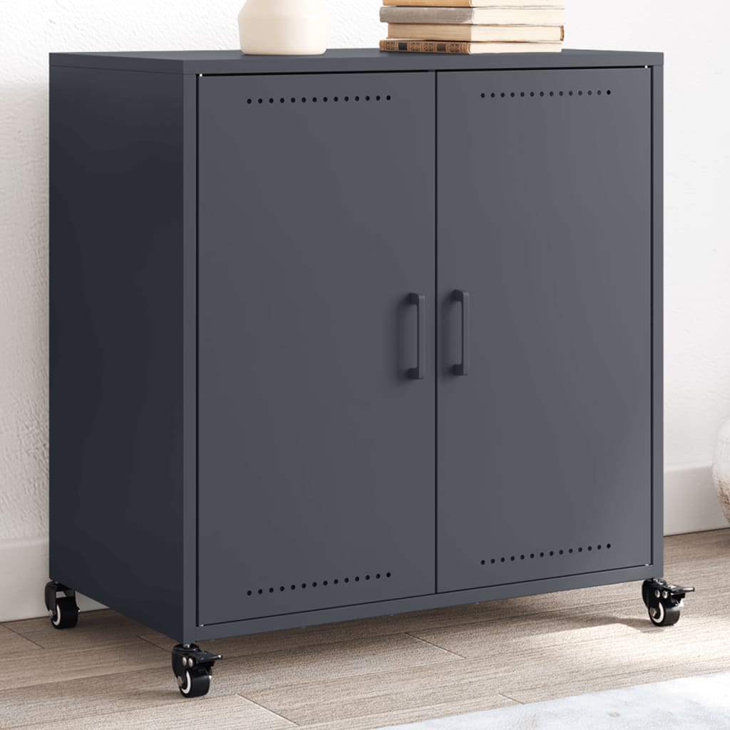 Sideboard 68x39x72 cm Steel Anthracite
