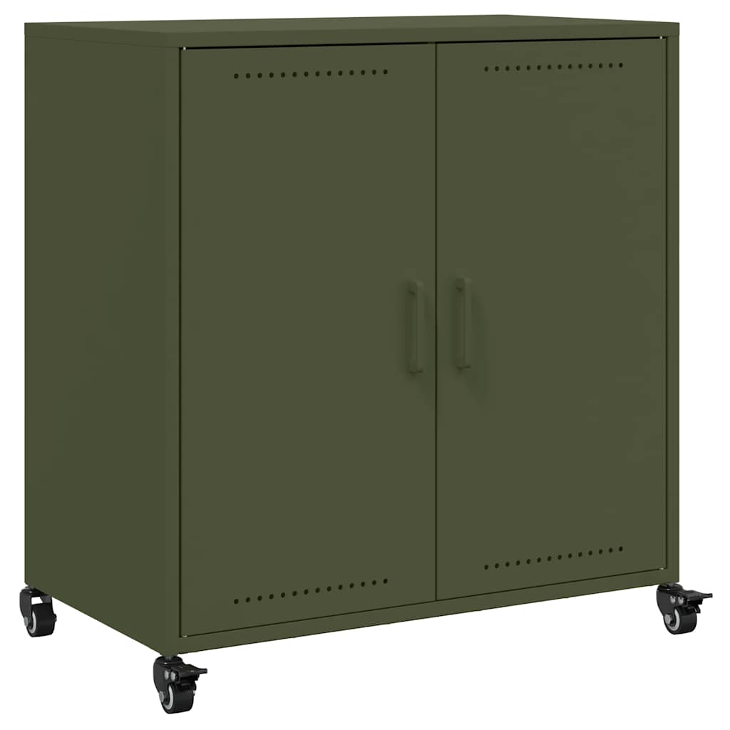 Sideboard 68x39x72 cm Steel Green