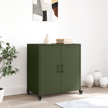 Sideboard 68x39x72 cm Steel Green