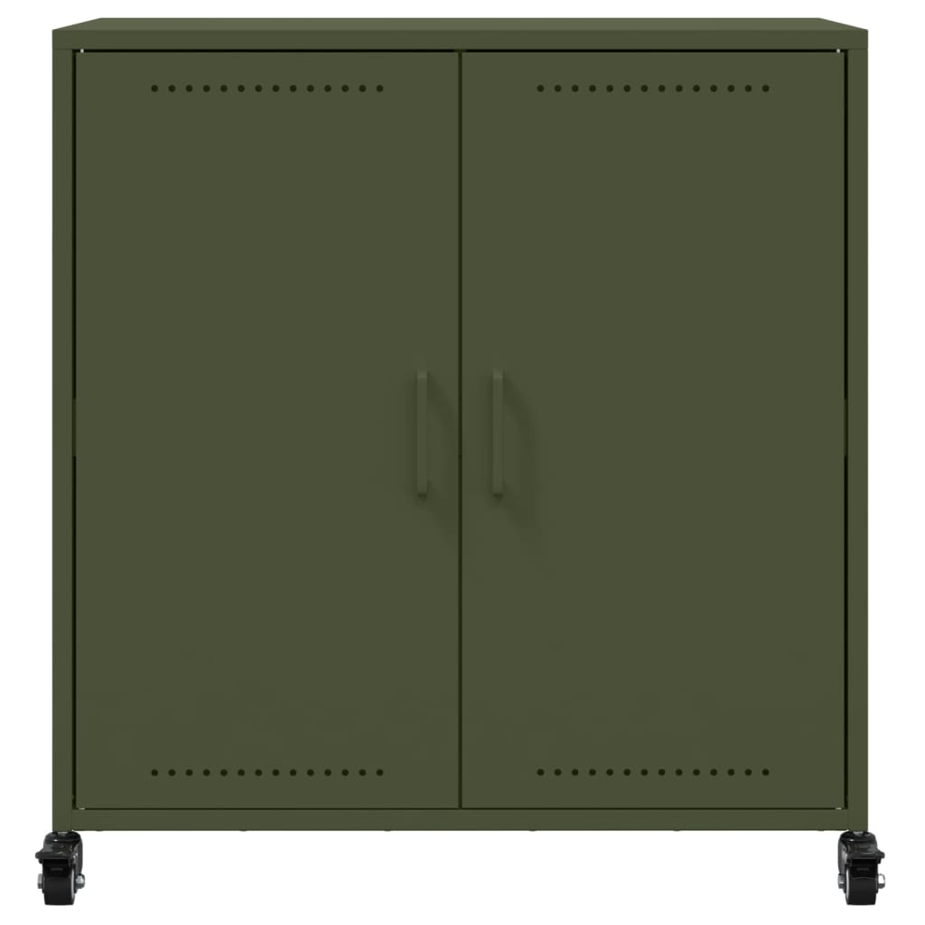 Sideboard 68x39x72 cm Steel Green