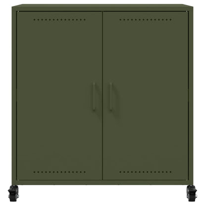 Sideboard 68x39x72 cm Steel Green