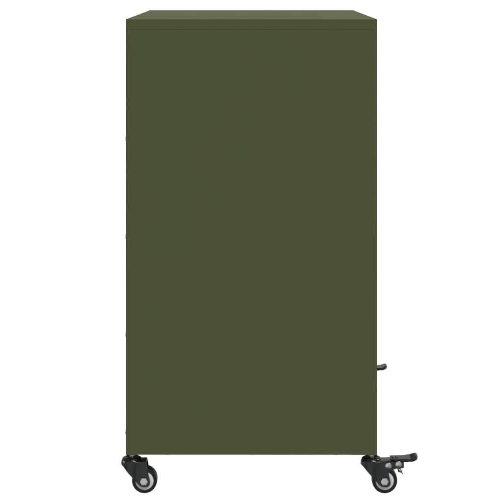 Sideboard 68x39x72 cm Steel Green