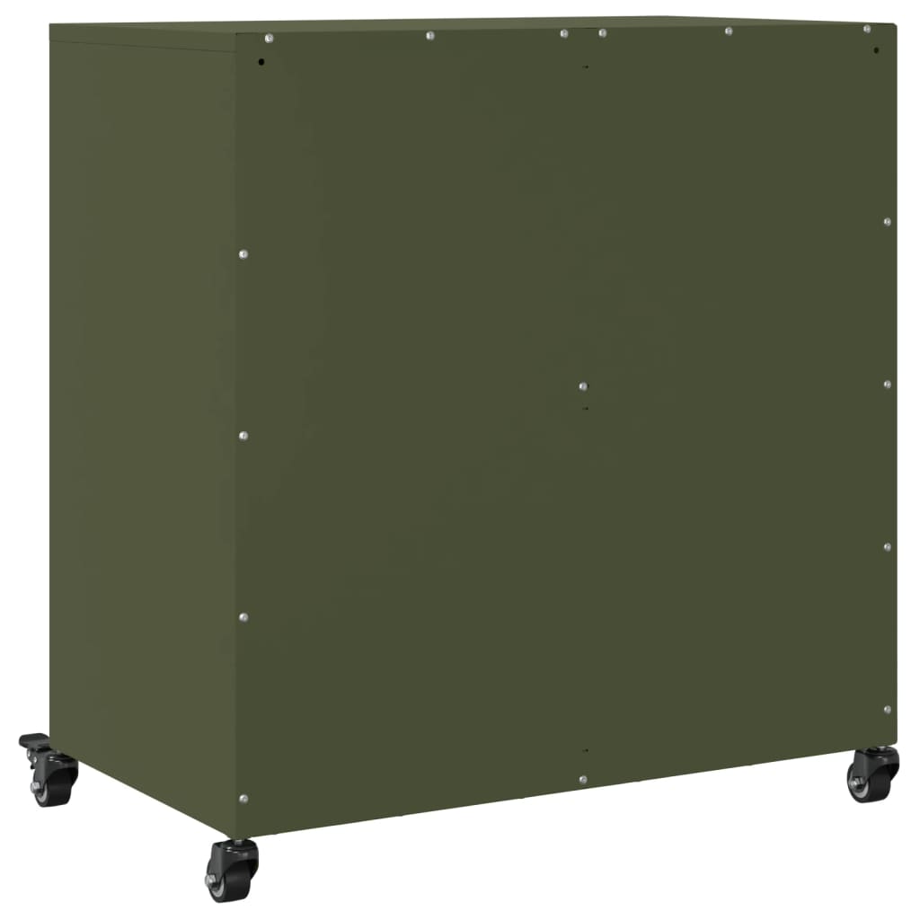 Sideboard 68x39x72 cm Steel Green