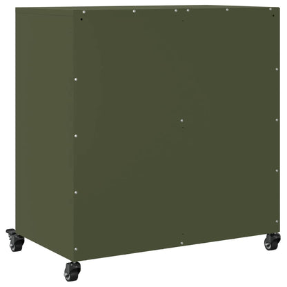Sideboard 68x39x72 cm Steel Green
