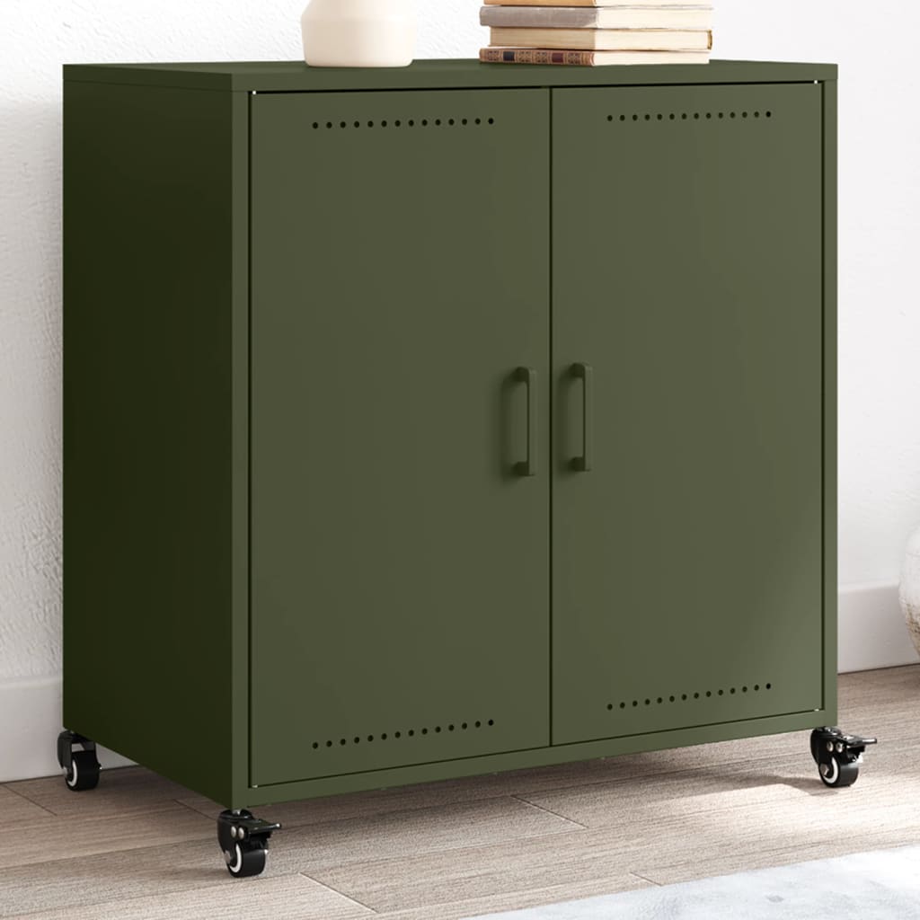 Sideboard 68x39x72 cm Steel Green