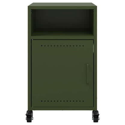 Bedside Cabinets 36x39x59 cm Steel Green
