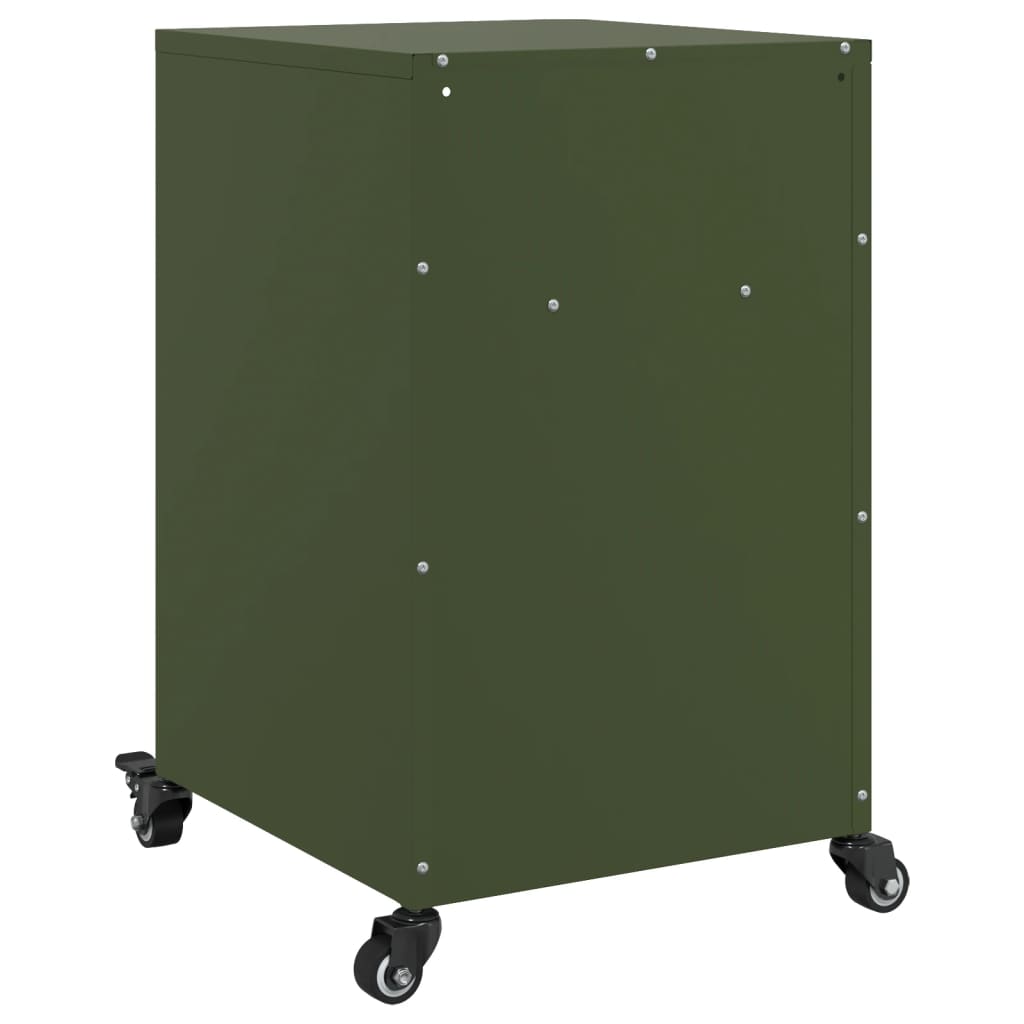 Bedside Cabinets 36x39x59 cm Steel Green