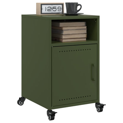 Bedside Cabinets 36x39x59 cm Steel Green