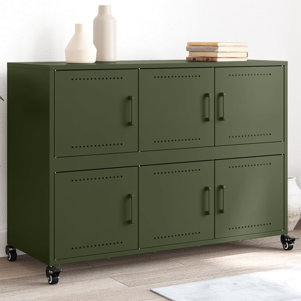 Sideboard 100,5x39x72 cm Steel Green