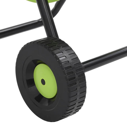 Free Standing Green Hose Reel with 20 m Hose PVC 30 m (0.75'') Hose with a connector & water flow adjustment 60 m