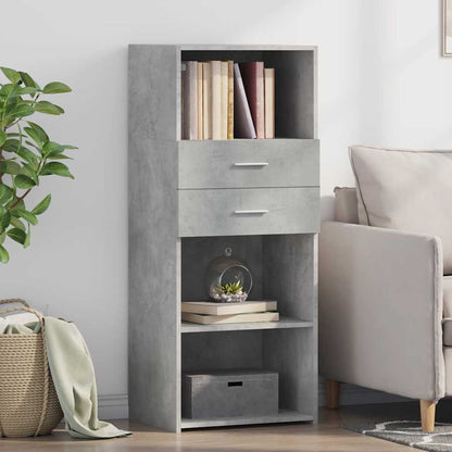 Highboard 50x42,5x124 cm Engineered Wood Concrete grey