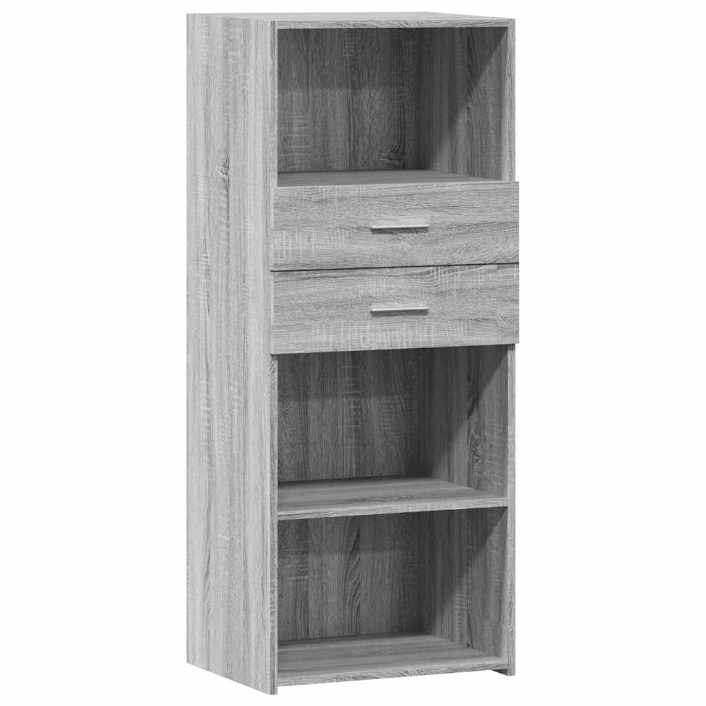 Highboard 50x42,5x124 cm Engineered Wood Grey sonoma