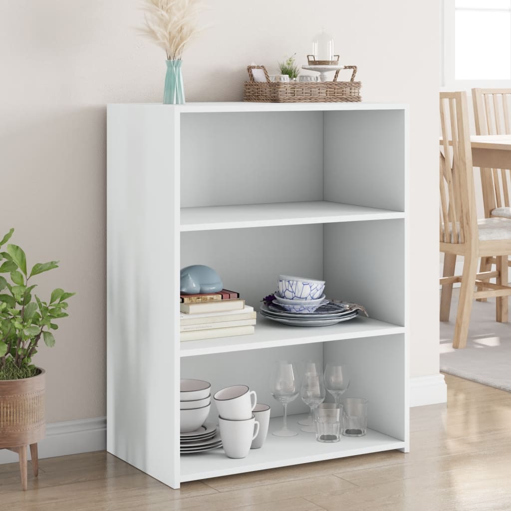 Sideboard 70x41x93 cm Engineered Wood White