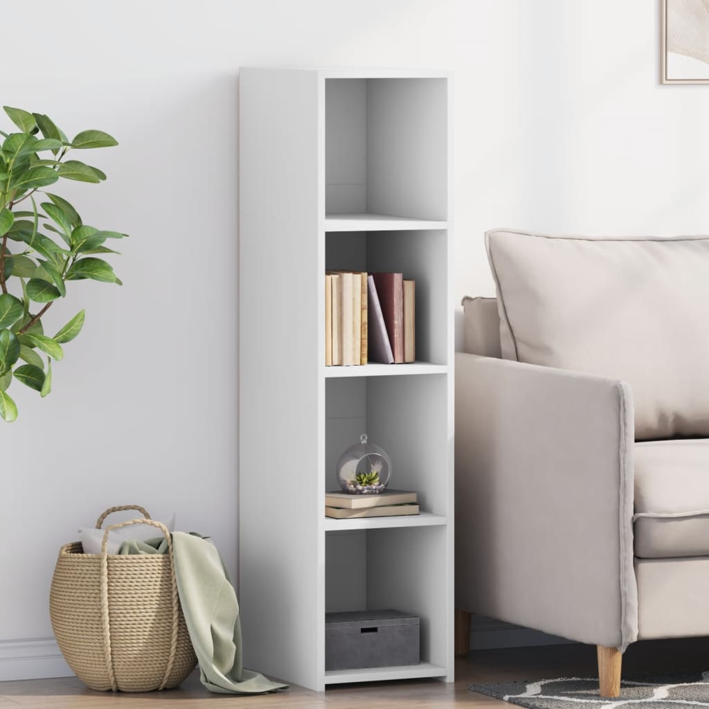 Highboard 30x41x124 cm Engineered Wood White