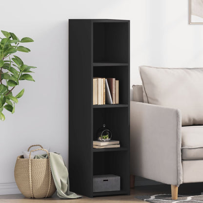 Highboard 30x41x124 cm Engineered Wood Black