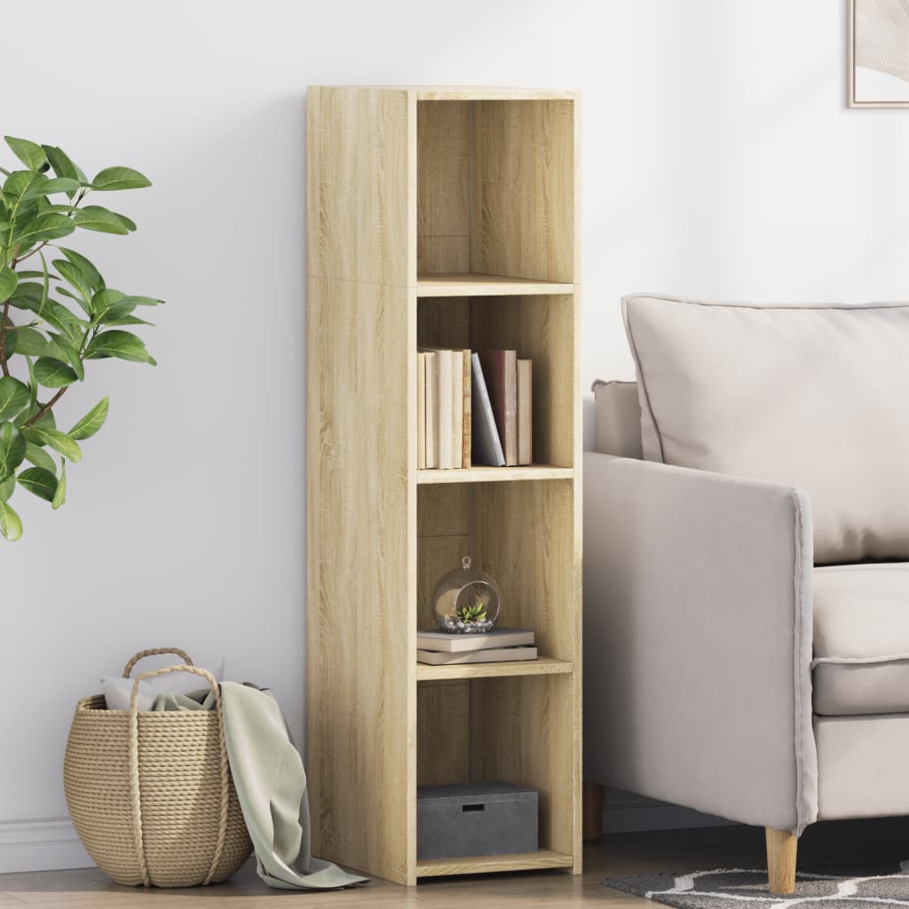 Highboard 30x41x124 cm Engineered Wood Sonoma oak