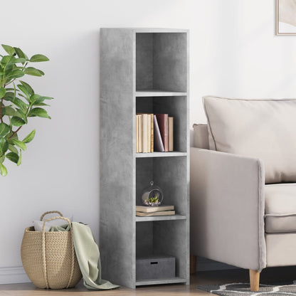 Highboard 30x41x124 cm Engineered Wood Concrete grey
