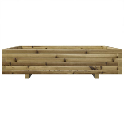 Garden Planter 40x40x26.5 cm Impregnated Wood Pine with Legs Natural Impregnated 110 cm 110 cm