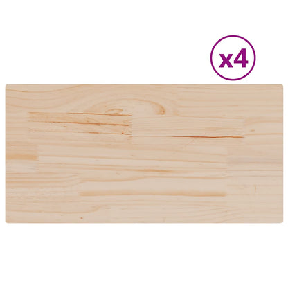 Table Tops Rectangular Solid Wood Pine Height 2.5 cm 90 cm 45 cm
