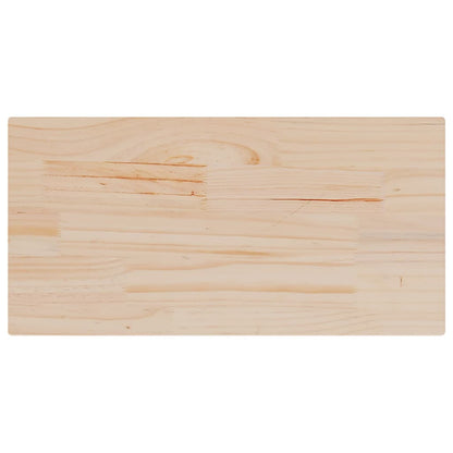 Table Tops Rectangular Solid Wood Pine Height 2.5 cm 90 cm 45 cm