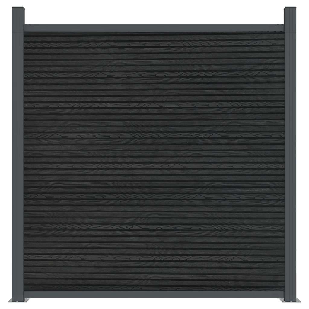 vidaXL Fence Panel Grey 526x186 cm WPC 5