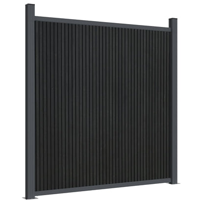 vidaXL Fence Panel Grey 699x186 cm WPC 4