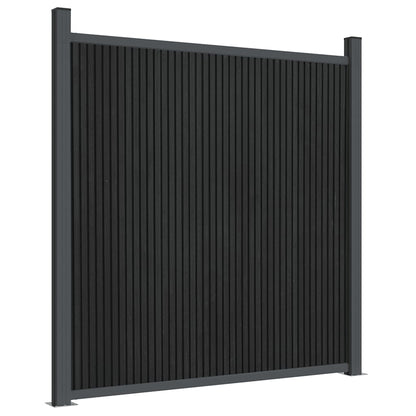 vidaXL Fence Panel Grey 872x186 cm WPC 4