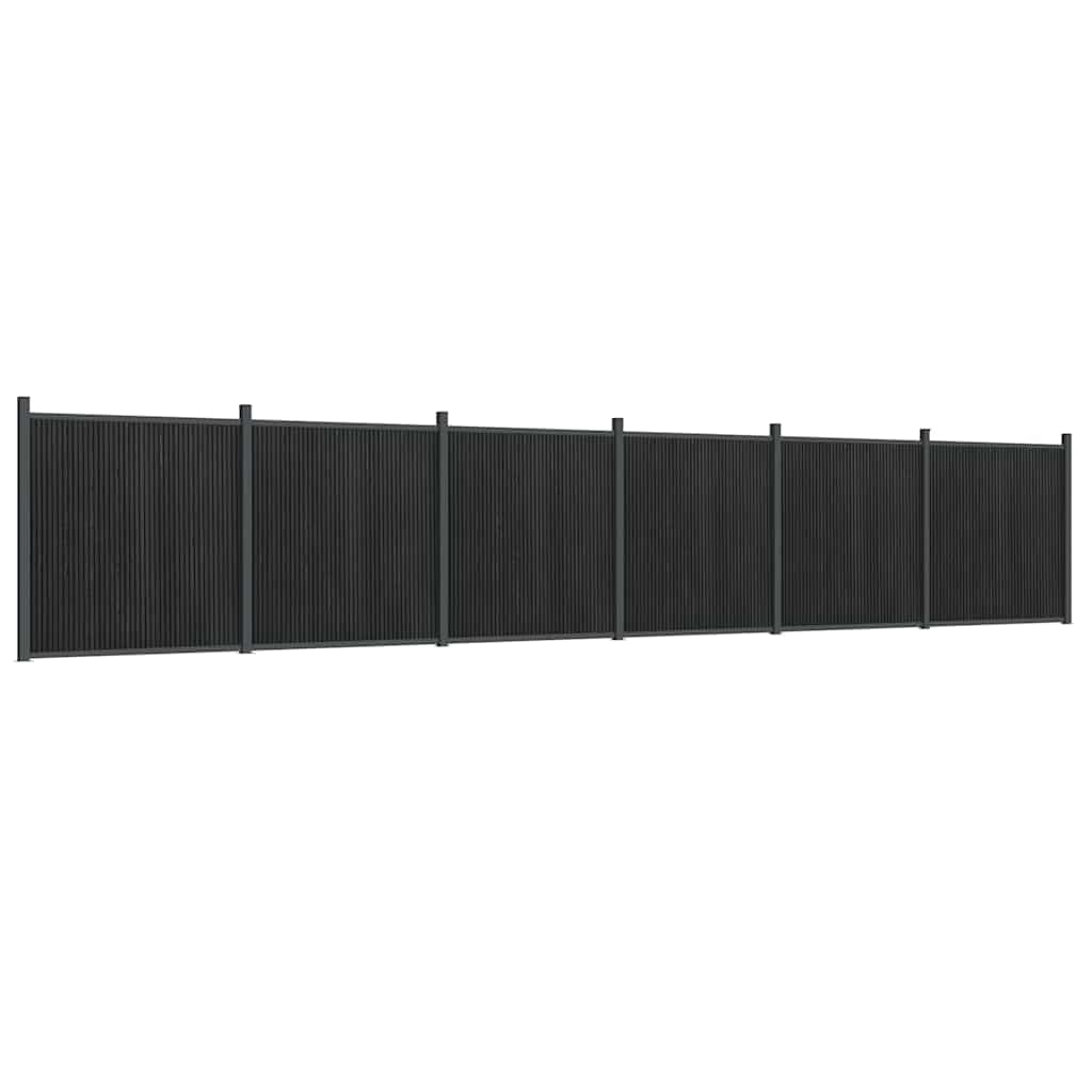 Fence Panel WPC Grey 1045 x 186 cm