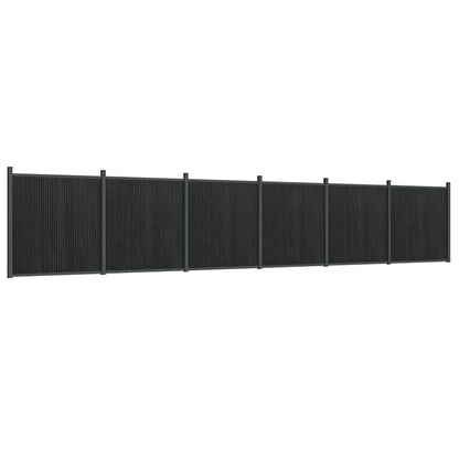 Fence Panel WPC Grey 1045 x 186 cm