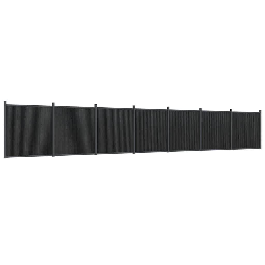 Fence Panel WPC Grey 1218 x 186 cm