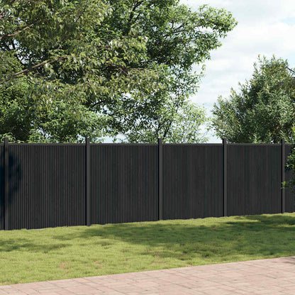 vidaXL Fence Panel Grey 1564x186 cm WPC 3