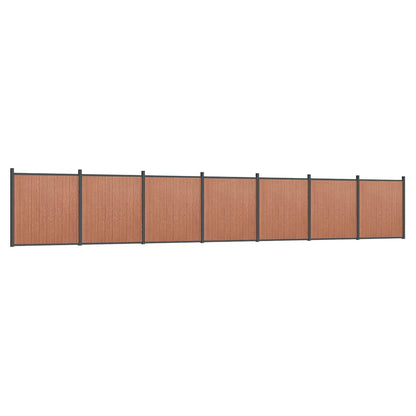 Fence Panel WPC Brown 1218 x 186 cm