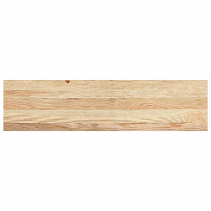 vidaXL Stair Treads 12 pcs Untreated 100x30x2 cm Solid Wood Oak 4