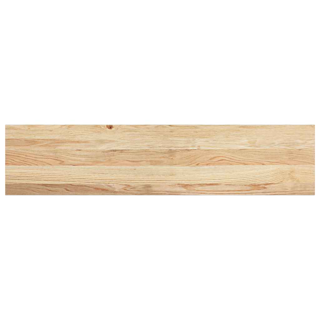 vidaXL Stair Treads 12 pcs Untreated 110x30x2 cm Solid Wood Oak 4