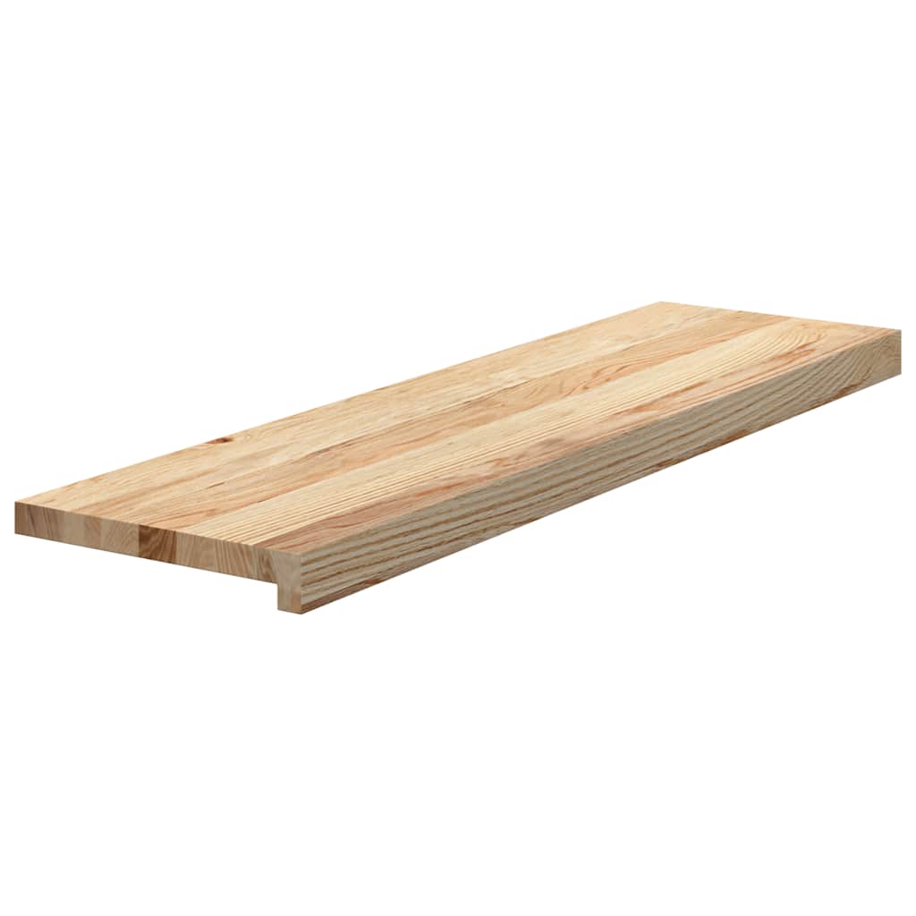 vidaXL Stair Treads 16 pcs Untreated 90x25x2 cm Solid Wood Oak 3