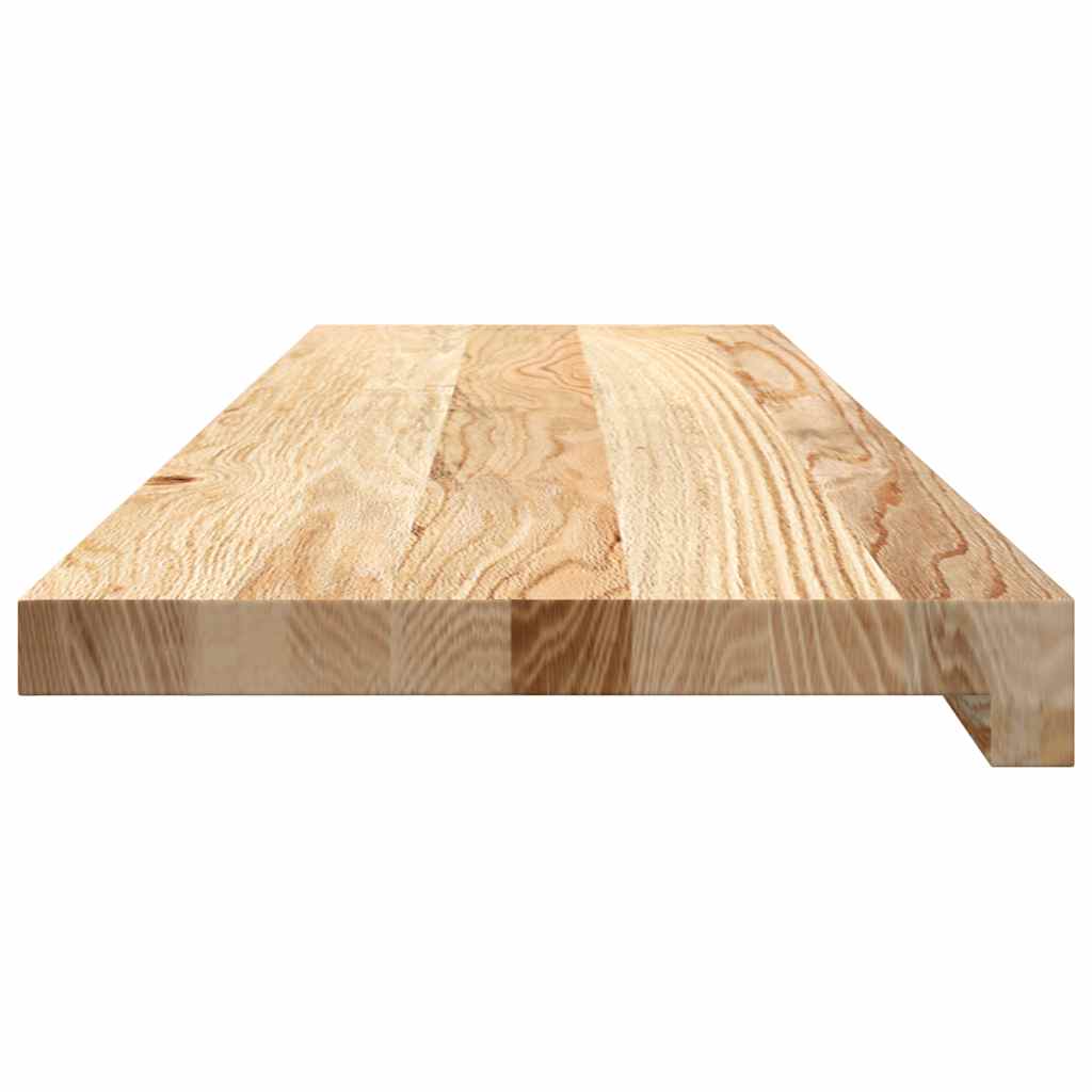 vidaXL Stair Treads 16 pcs Untreated 90x25x2 cm Solid Wood Oak 6