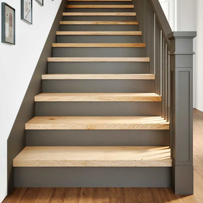 vidaXL Stair Treads 16 pcs Untreated 90x25x2 cm Solid Wood Oak 1