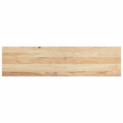 vidaXL Stair Treads 16 pcs Untreated 100x25x2 cm Solid Wood Oak 4