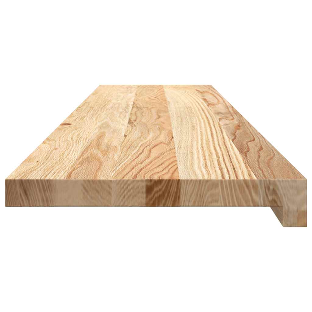 vidaXL Stair Treads 16 pcs Untreated 110x25x2 cm Solid Wood Oak 6