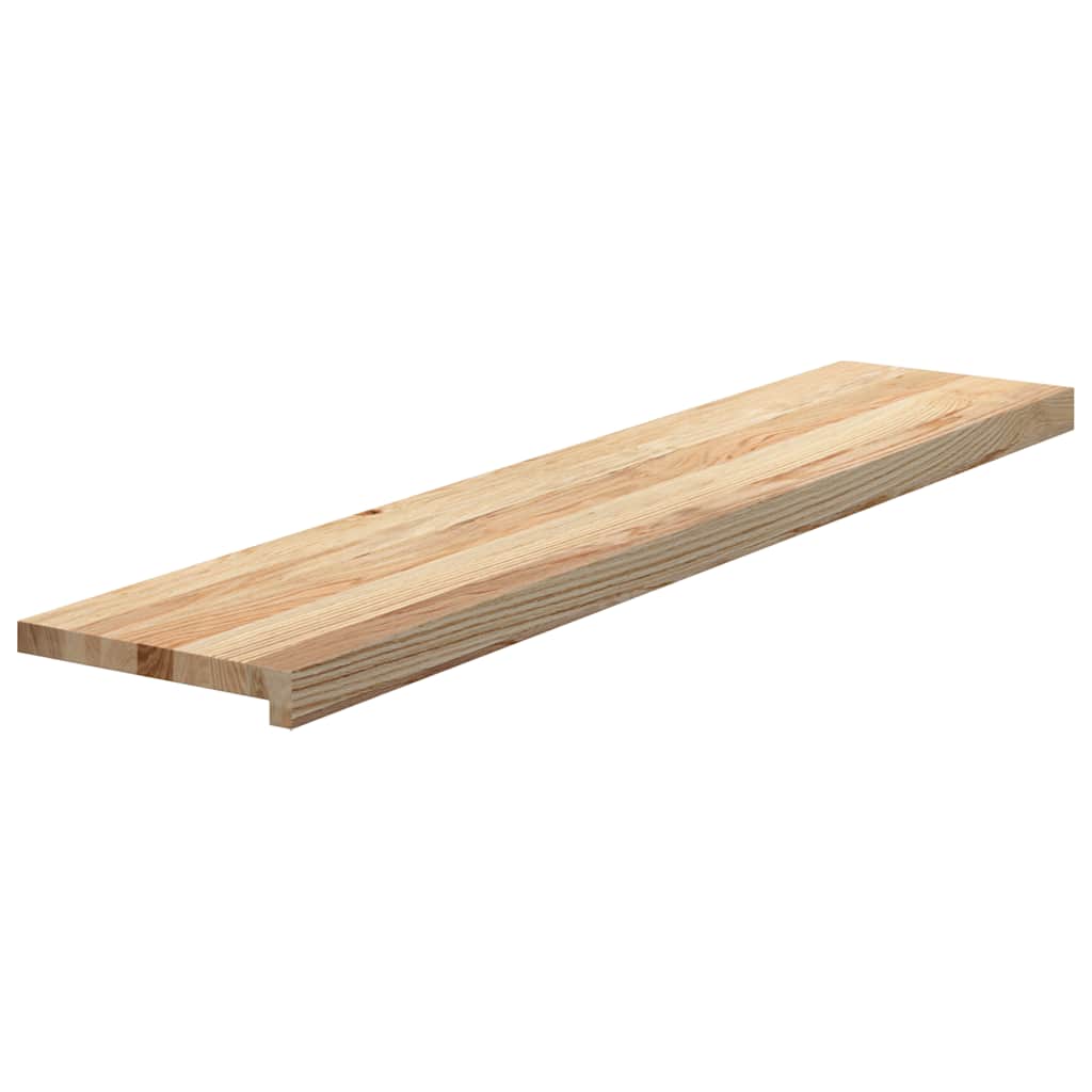 vidaXL Stair Treads 16 pcs Untreated 120x25x2 cm Solid Wood Oak 3