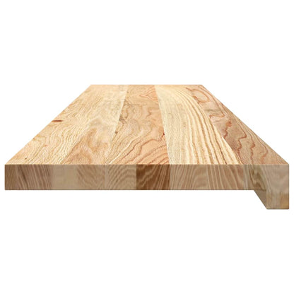 vidaXL Stair Treads 20 pcs Untreated 100x25x2 cm Solid Wood Oak 6