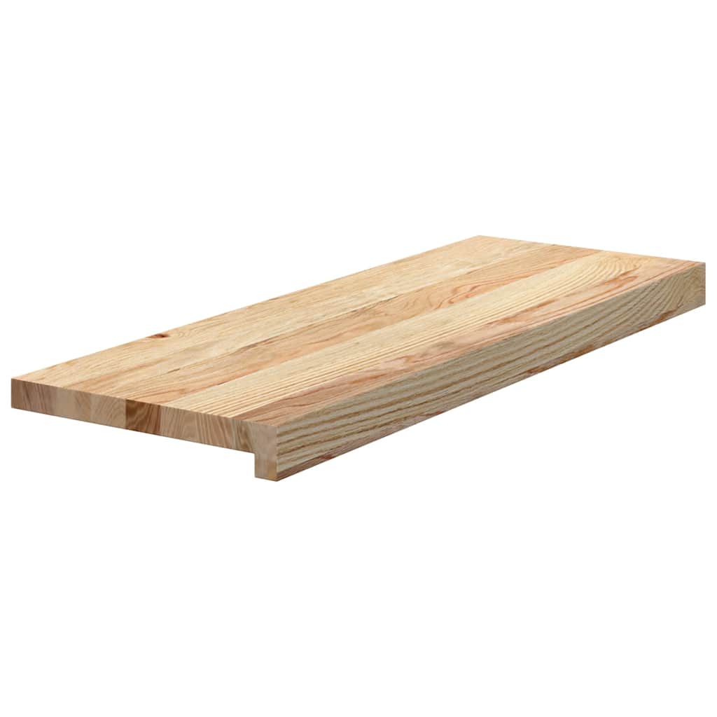 vidaXL Stair Treads 20 pcs Untreated 70x30x2 cm Solid Wood Oak 3