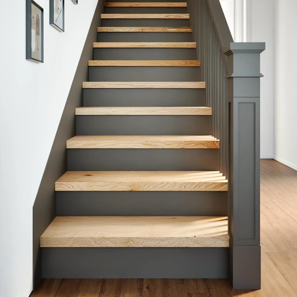 vidaXL Stair Treads 20 pcs Untreated 70x30x2 cm Solid Wood Oak 1