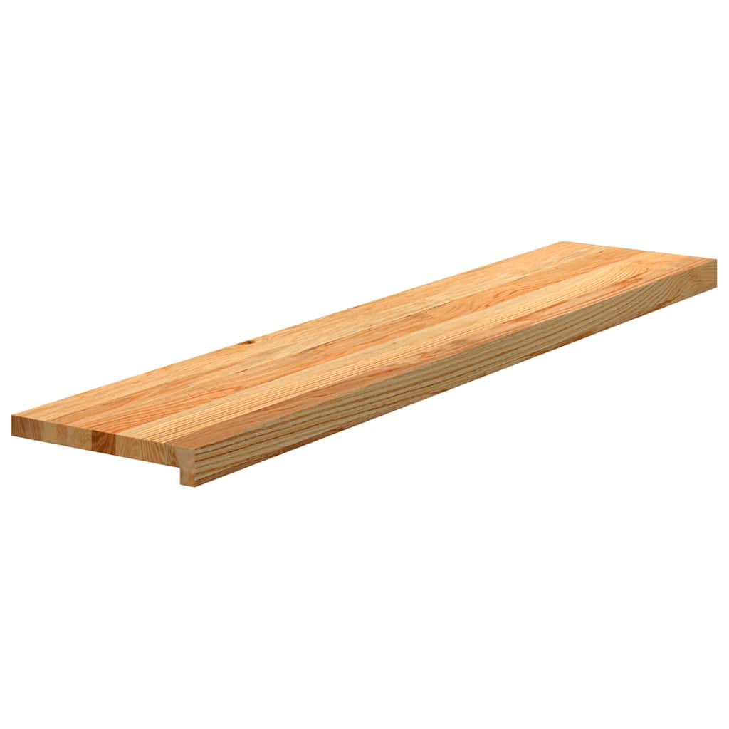 vidaXL Stair Treads 8 pcs Light Brown 120x30x2 cm Solid Wood Oak 3