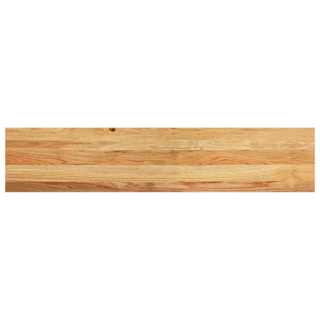 vidaXL Stair Treads 12 pcs Light Brown 120x25x2 cm Solid Wood Oak 4