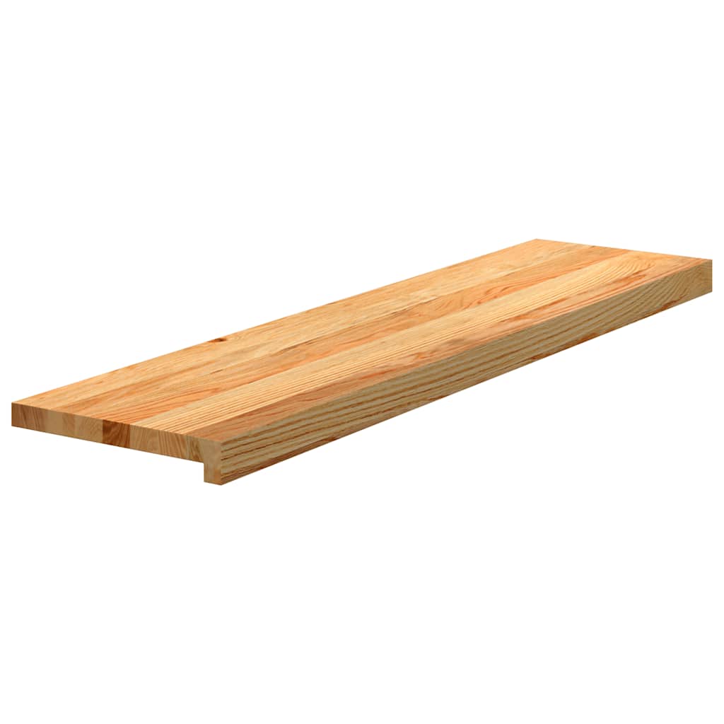 vidaXL Stair Treads 16 pcs Light Brown 100x25x2 cm Solid Wood Oak 3
