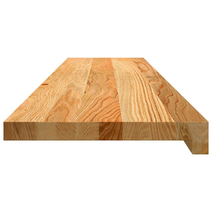 vidaXL Stair Treads 20 pcs Light Brown 110x25x2 cm Solid Wood Oak 6