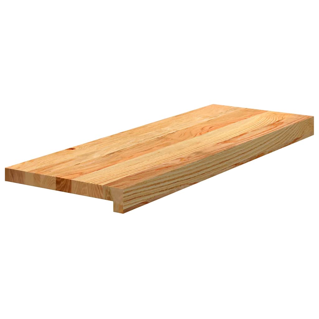 vidaXL Stair Treads 20 pcs Light Brown 70x30x2 cm Solid Wood Oak 3