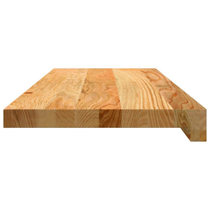 vidaXL Stair Treads 20 pcs Light Brown 70x30x2 cm Solid Wood Oak 6